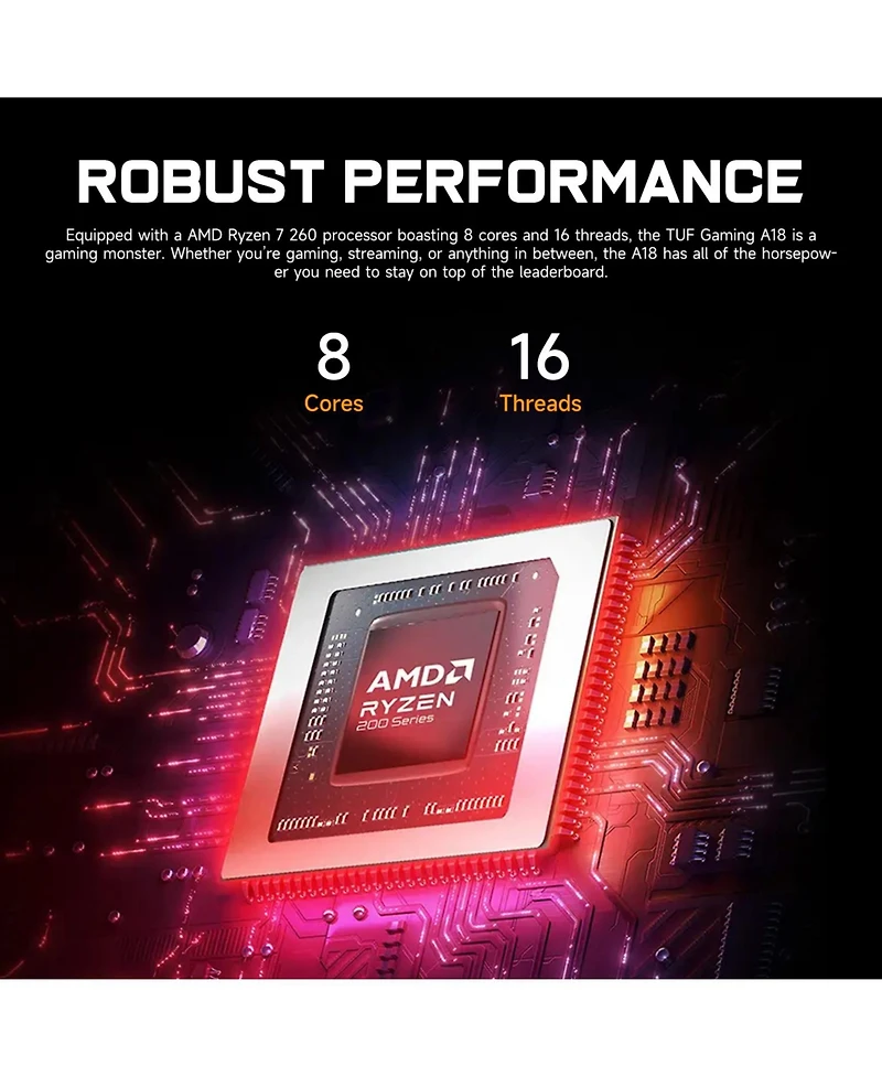 Asus Tuf A18 18" Gaming Traditional Laptop