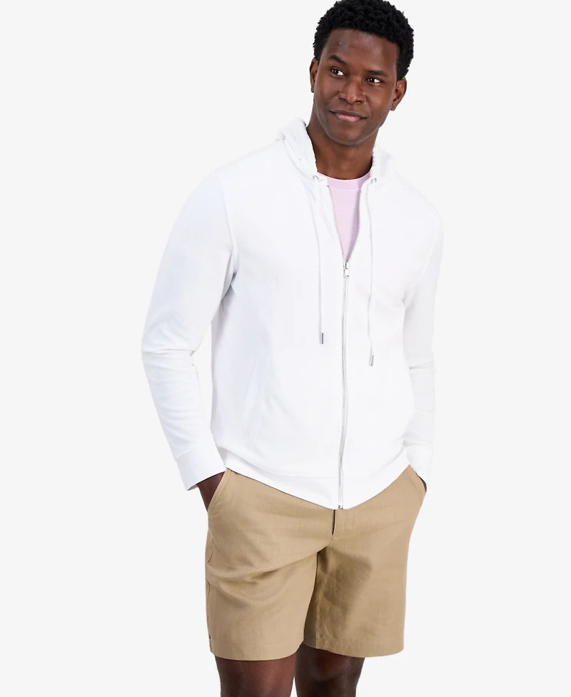 Club Room Men's Terry Full Zip Hoodie, Macy's Exclusive