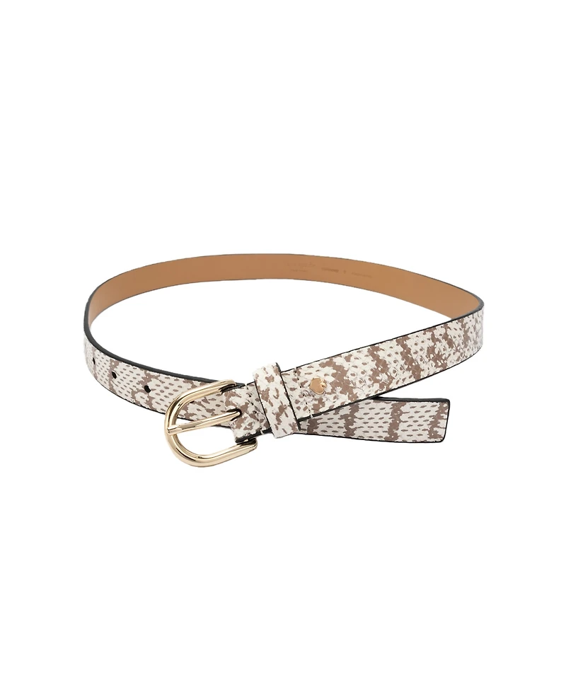 kate spade new york Printed Snake Belt