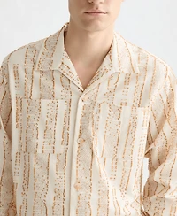Scotch & Soda Men's Jacquard Boxy-Fit Shirt
