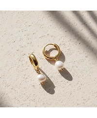 Joey Baby 18K Gold Plated Freshwater Pearls - Pete Earrings For Women