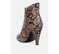 Lemon tart heeled ankle boots