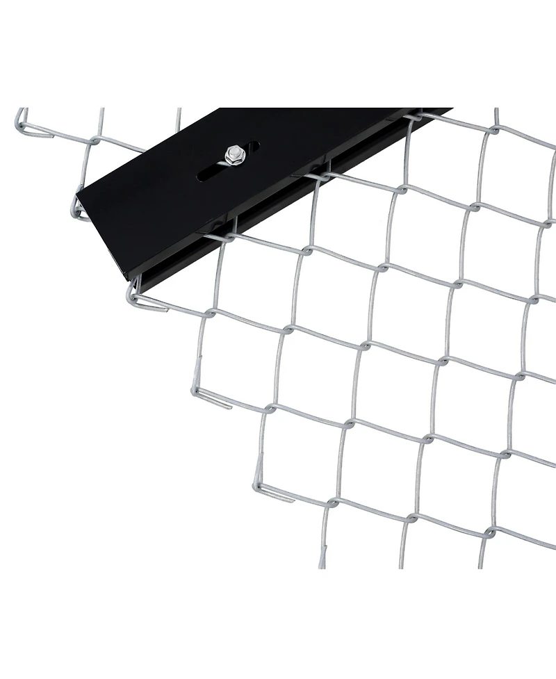 Flynama Black 4x5ft Atv Drag Harrow Heavy Duty Q235 Steel Chain Harrow for Landscape Leveling Sod Prepping Gravel Driveway Farm Yard Garden