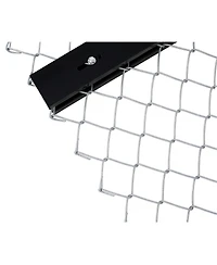 Flynama Black 4x5ft Atv Drag Harrow Heavy Duty Q235 Steel Chain Harrow for Landscape Leveling Sod Prepping Gravel Driveway Farm Yard Garden