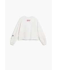 Desigual Girls's Mickey Mouse Kiss Sweatshirt