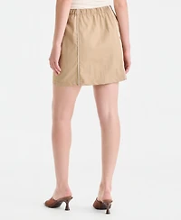 Bar Iii Women's Nylon Track Mini Skirt, Macy's Exclusive