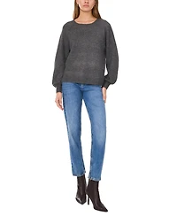Vince Camuto Women's Crewneck Raglan Puff-Sleeve Sweater