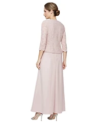 Alex Evenings Petite Lace Dress and Jacket