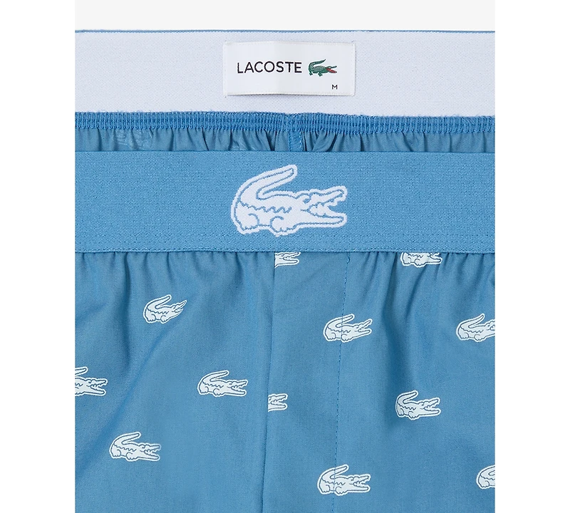Lacoste Men's Loungewear Woven Pajama Shorts