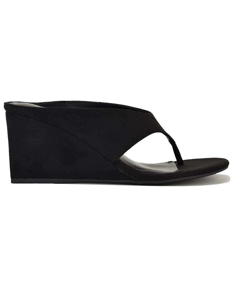 Nine West Women's Jadde Slip-On Wedge Sandals