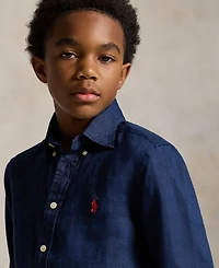Polo Ralph Lauren Big Boys Linen Shirt