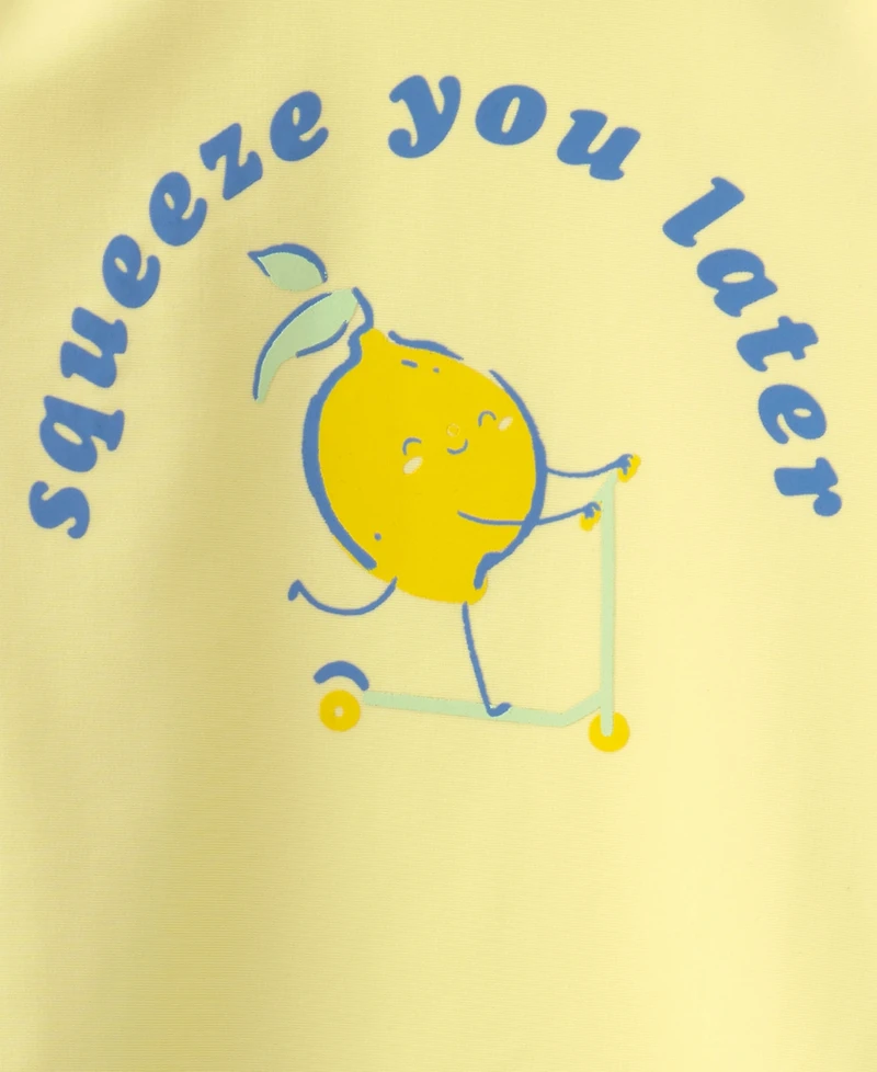 Carter's Baby Boys' Lemon Rashguard and Swim bottoms, 2-Piece Set