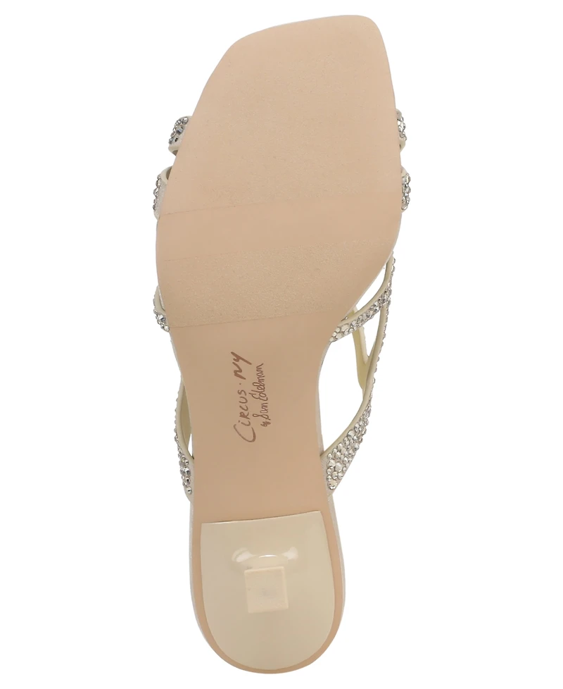 Circus Ny by Sam Edelman Women's Justine Rhinestone Butterfly Dress Sandals