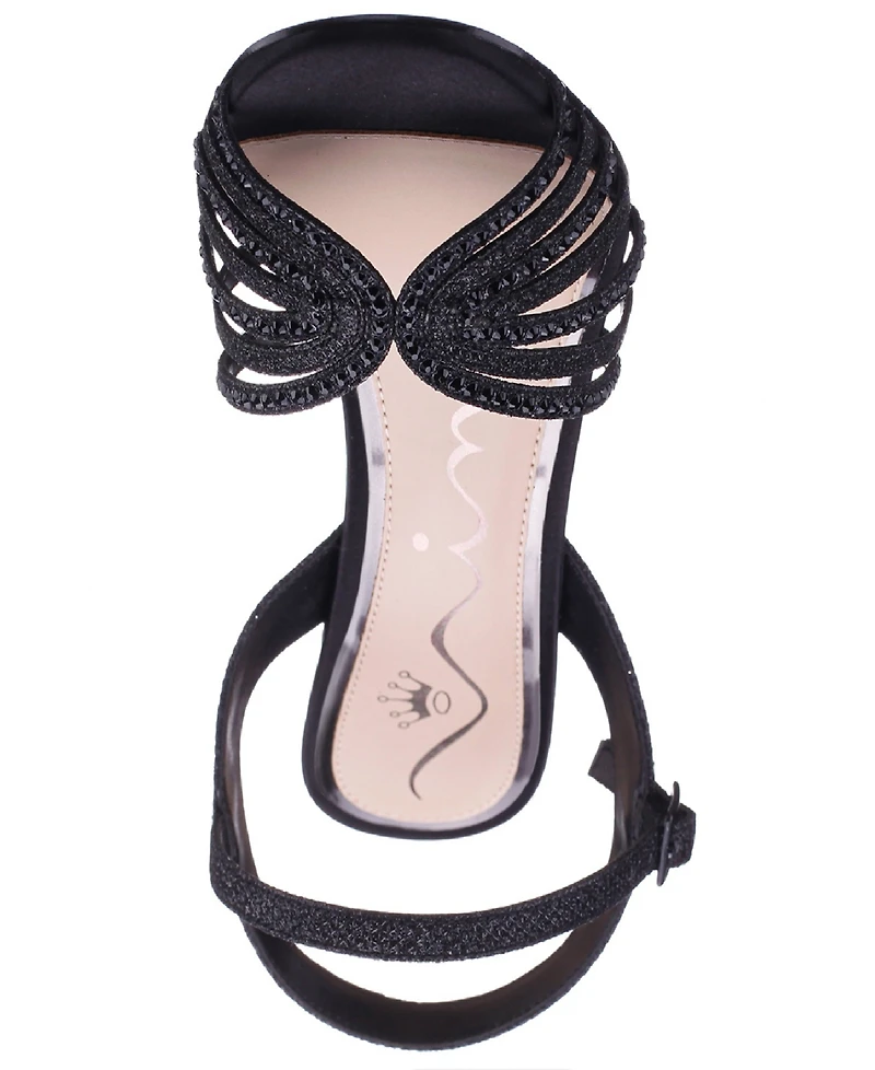 Nina Women's Bryna Kitten Heel Dress Sandals