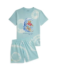 Polo Ralph Lauren Boys' 8-20 Tie-Dye Jersey Shorts