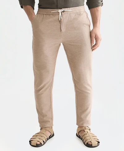 Scotch & Soda Men's Straight-Fit Linen Joggers