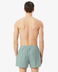 Lacoste Men's Straight-Fit Woven Boxers, 3-Pack