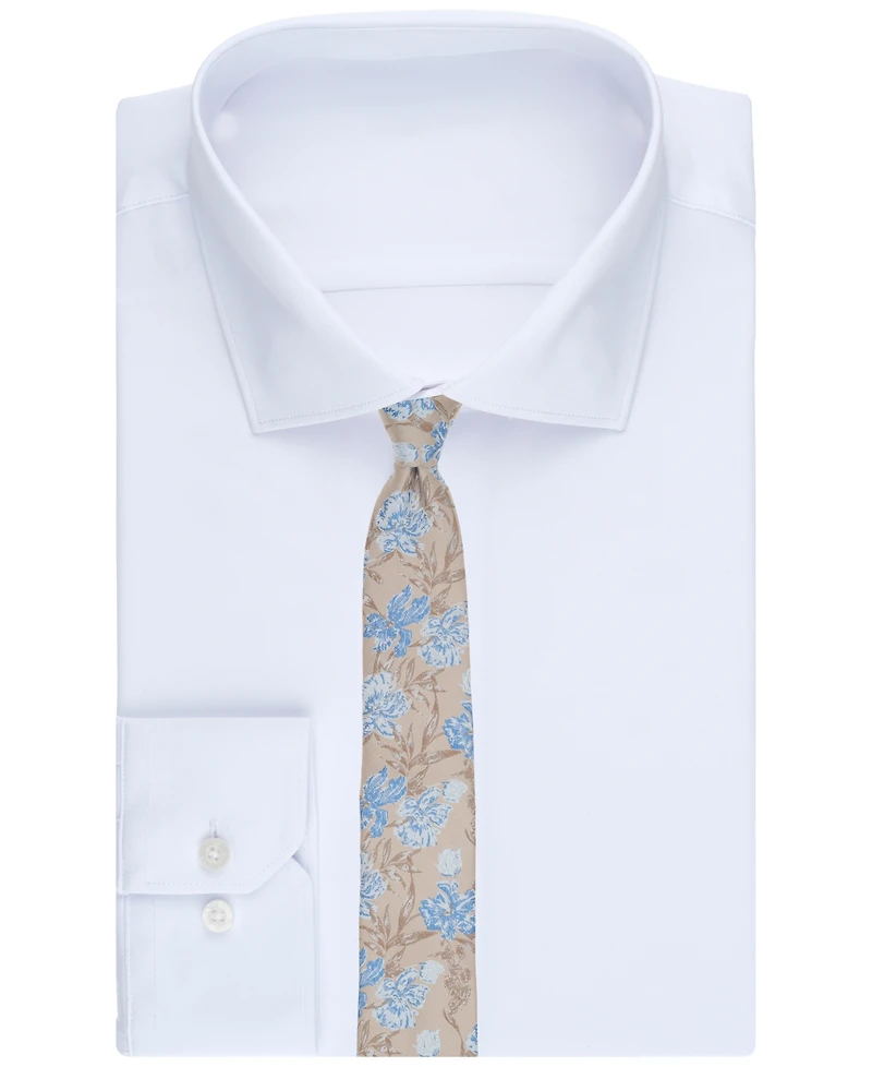 Bar Iii Men's Brolin Floral Skinny Tie, Macy's Exclusive