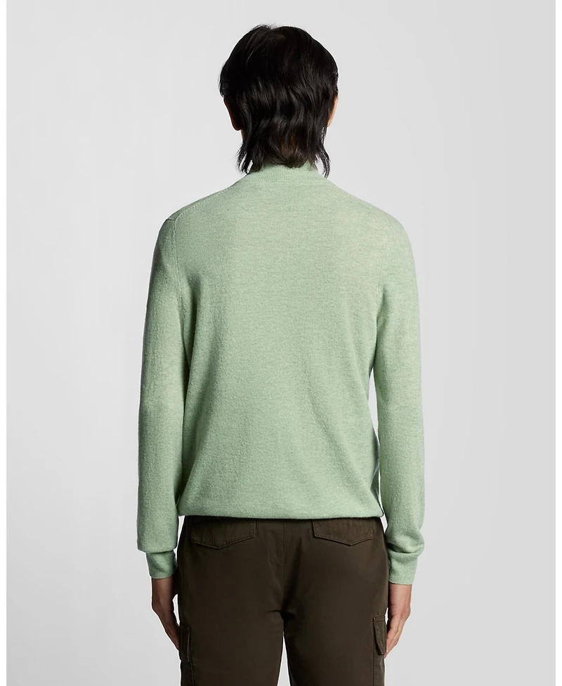 Lyle & Scott Men's Lambswool Blend Quarter Zip Sweater