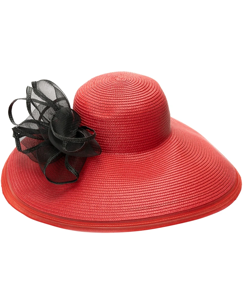 August Hats Extra Wide Brim Crinoline Hat