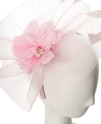 August Hats Delicate Feather Flower Fascinator Hat
