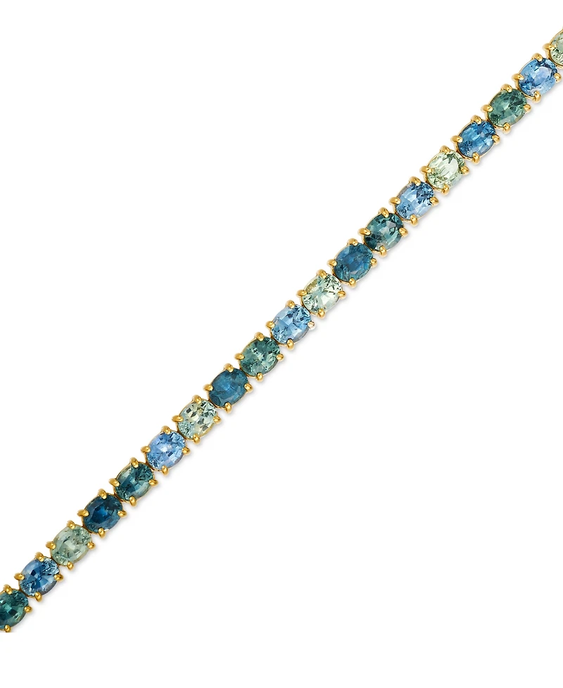 Le Vian Montana Sapphire (13-3/5 ct. t.w.) Bracelet in 14k Honey Gold