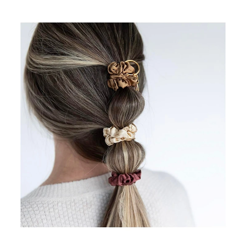 Headbands of Hope Women's Satin Scrunchie Set