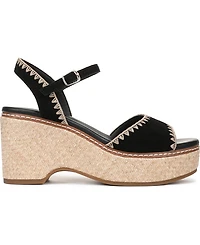 Naturalizer Women's Della Strappy Wedge Heel Sandals