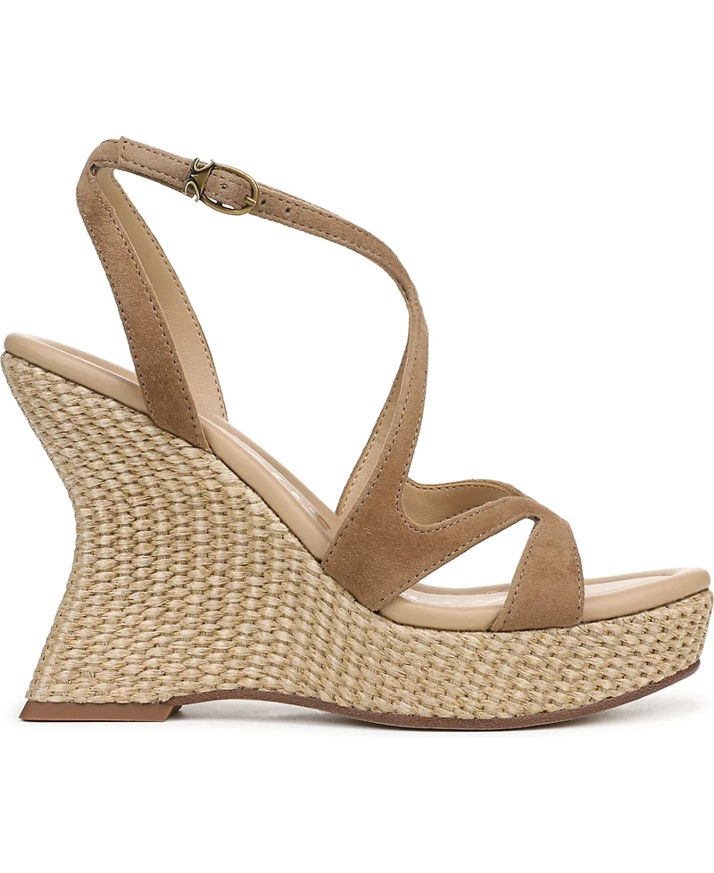 Circus Ny by Sam Edelman Women's Trina Woven Platform Wedge Sandals