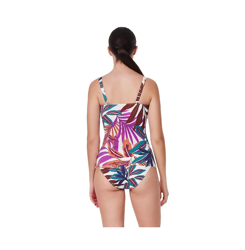 Gottex Women's Plantopia D-Cup Supportive Tankini Swim Top
