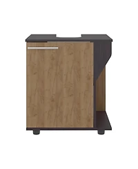 Fm Furniture Gila Bend Under Sink Storage Cabinet, Compact Design, with Two Shelves for Organizing Bathroom Items