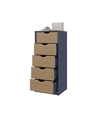 Fm Furniture Olijato 5-Drawer Dresser for Nurseries and Bedrooms – Modern Space-Saving Storage