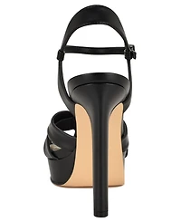 Nine West Women's Windee Knotted Platform Stiletto Sandals