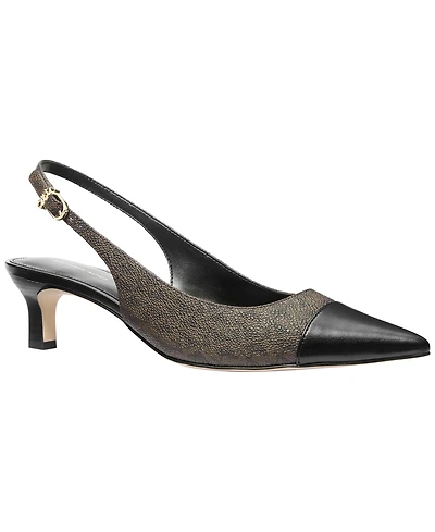 Michael Kors Women's Pointed Toe Cap Slingback Pumps