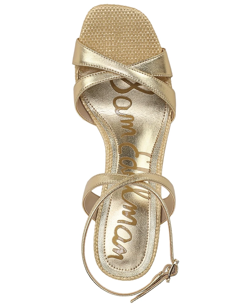 Sam Edelman Women's Davi Strappy Wedge Sandals