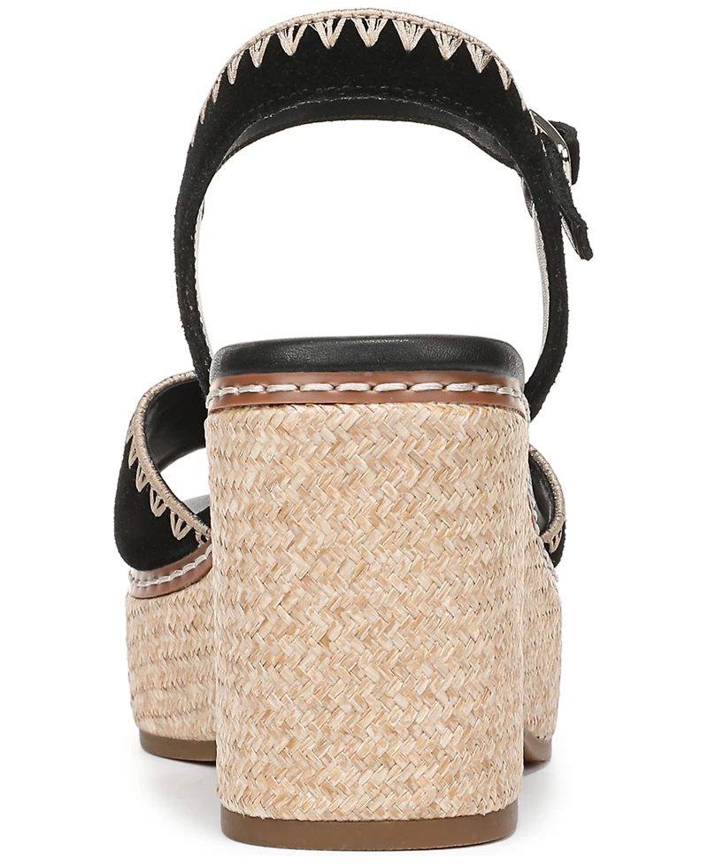 Naturalizer Women's Della Strappy Wedge Heel Sandals