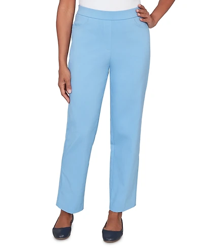 Alfred Dunner Petite Tailored Stretch Short Length Pants