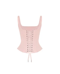 Milla Women's Sculpting Pink Low-Waist Corset