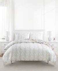 Enchante Accessories 3-Pc. Reversible Printed Microfiber Comforter Sets