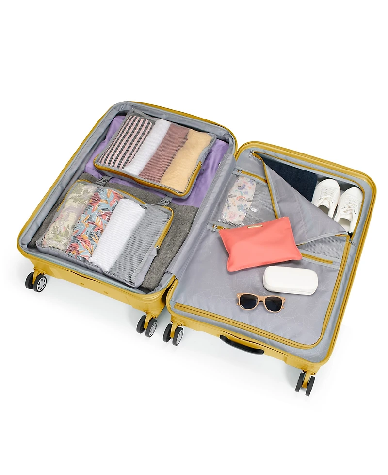Traveler's Choice Pagosa Large Checked Hardside Expandable Spinner Luggage
