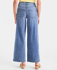 Style & Co Women's High-Rise Wide-Leg Jeans, Macy's Exclusive