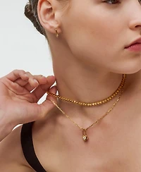 Oak & Luna Lock & Luna Charm with Round Cut Moissanite