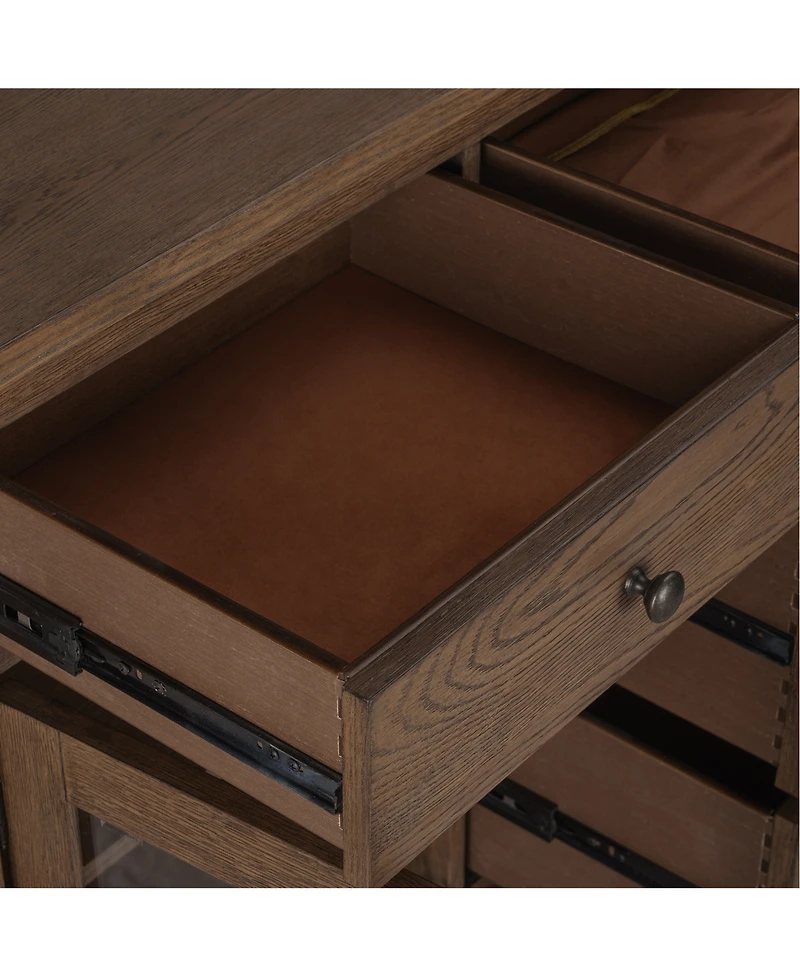 Furniture Alverton 64" Wood 7-Drawer Server