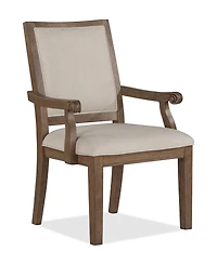Furniture Alverton 6-Pc. Wood Arm Chair Set
