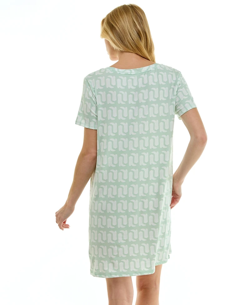 Roudelain Women's Short-Sleeve Sleep Shirt