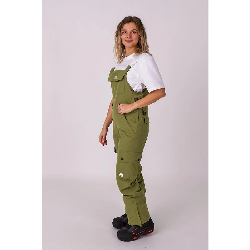 Oosc Women's Yeh Girl Bib Pant Teal