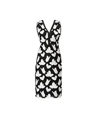 Ivonne Women's Floral Embroidered Sheath Dress