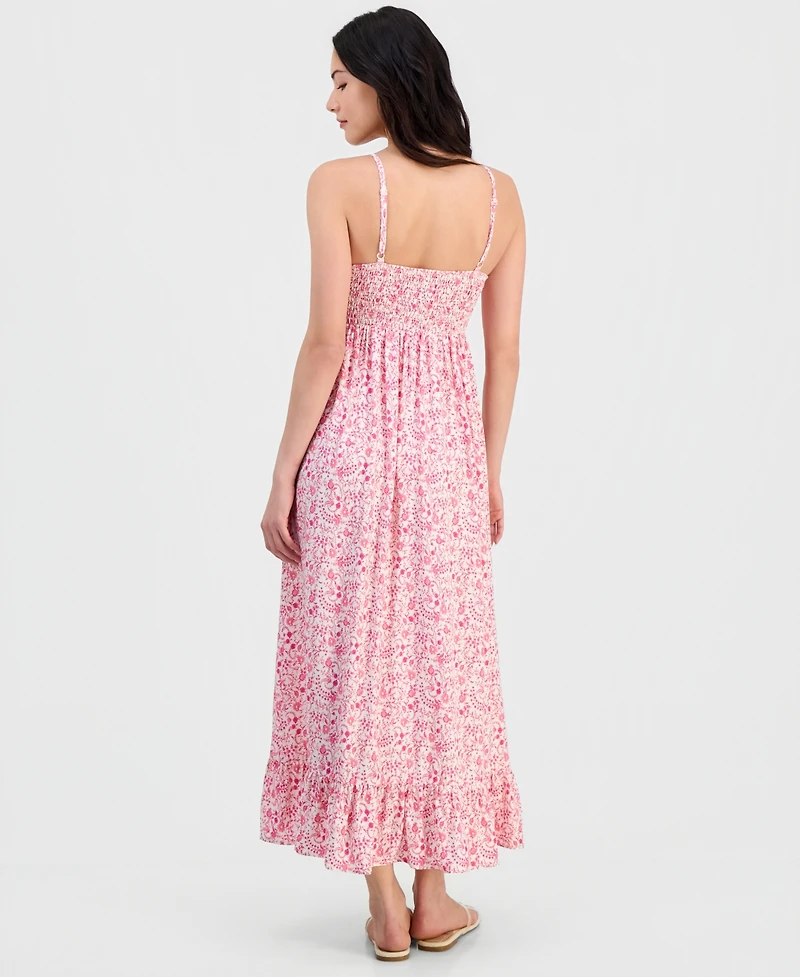 Madden Girl Juniors' Crochet Maxi Dress