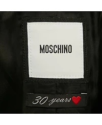 Pre-Owned Moschino Women's Black Cotton Biker Jacket