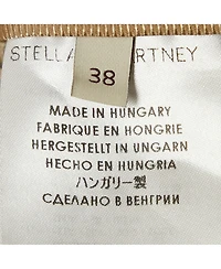 Pre-Owned Stella Mccartney Women's Beige Jacquard And Cotton Zip-Up Jacket